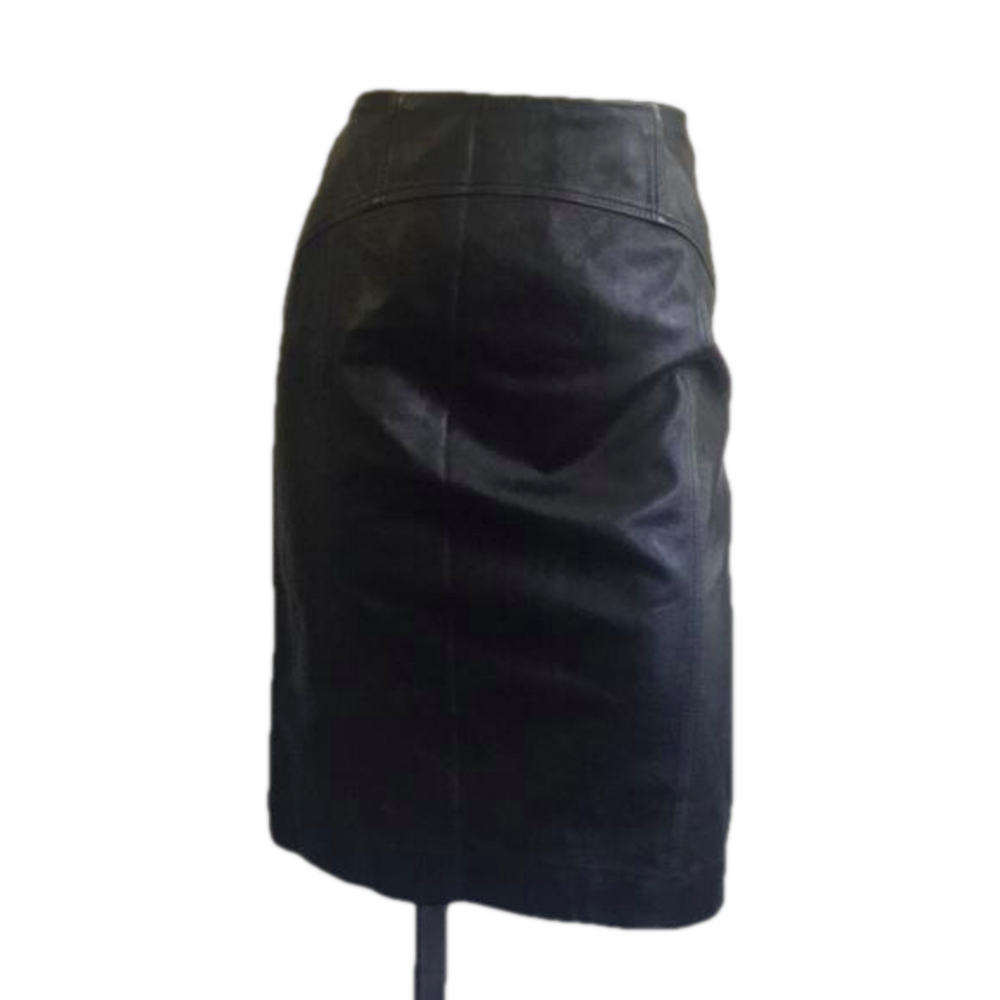 Talbots 100% soft leather pencil skirt 2P